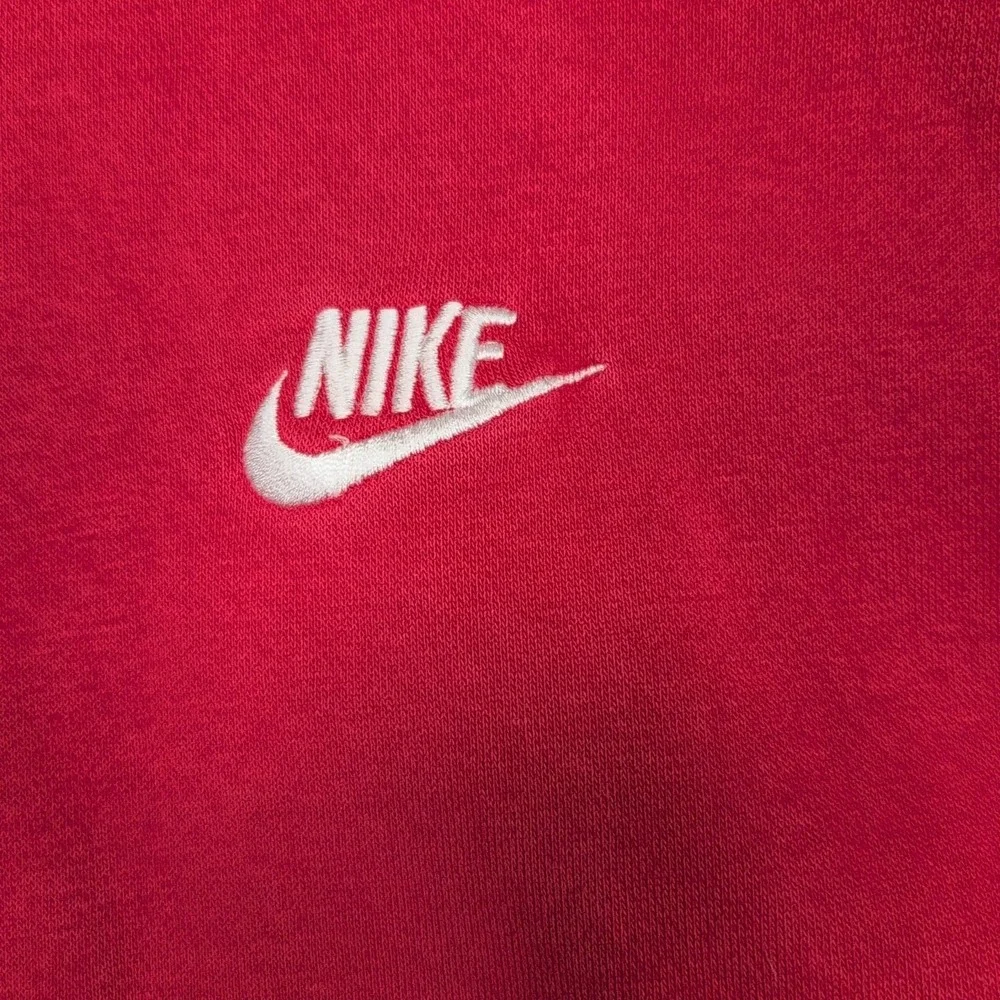 Vintage Nike Sweatshirt Mens XL Red Hoodie ‎ Pocket Athletic Street Wear Comfort